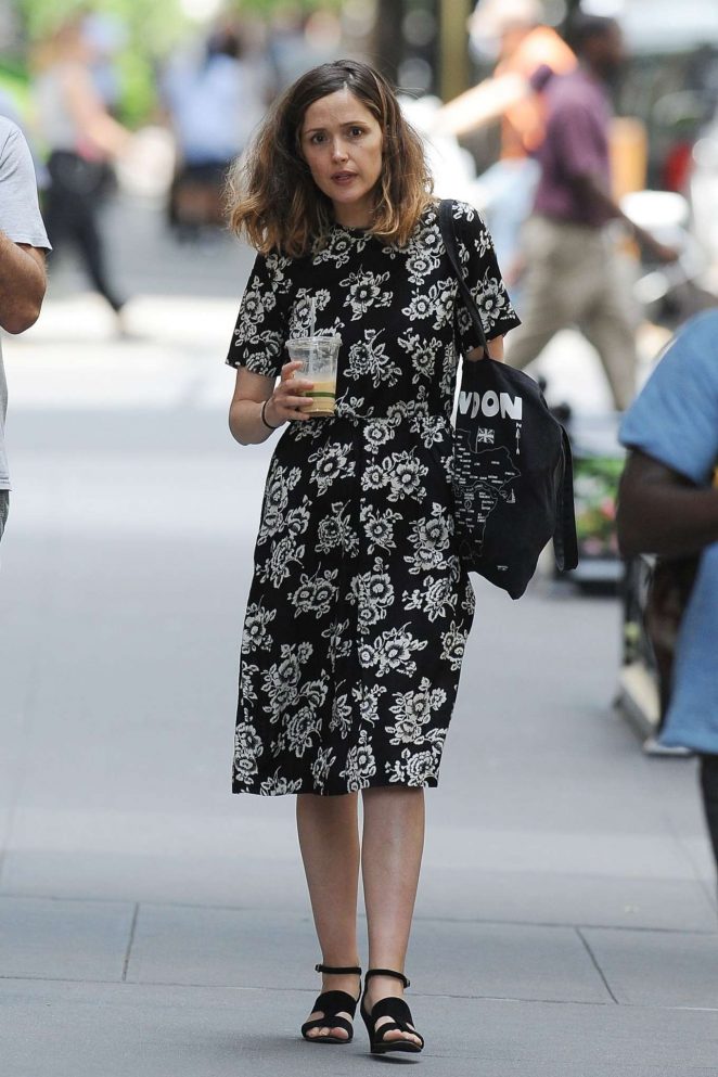 Rose Byrne out in New York City