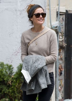 Rose Byrne out in New York City