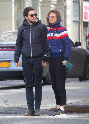 Rose Leslie and Kit Harington - Out and about in NYC