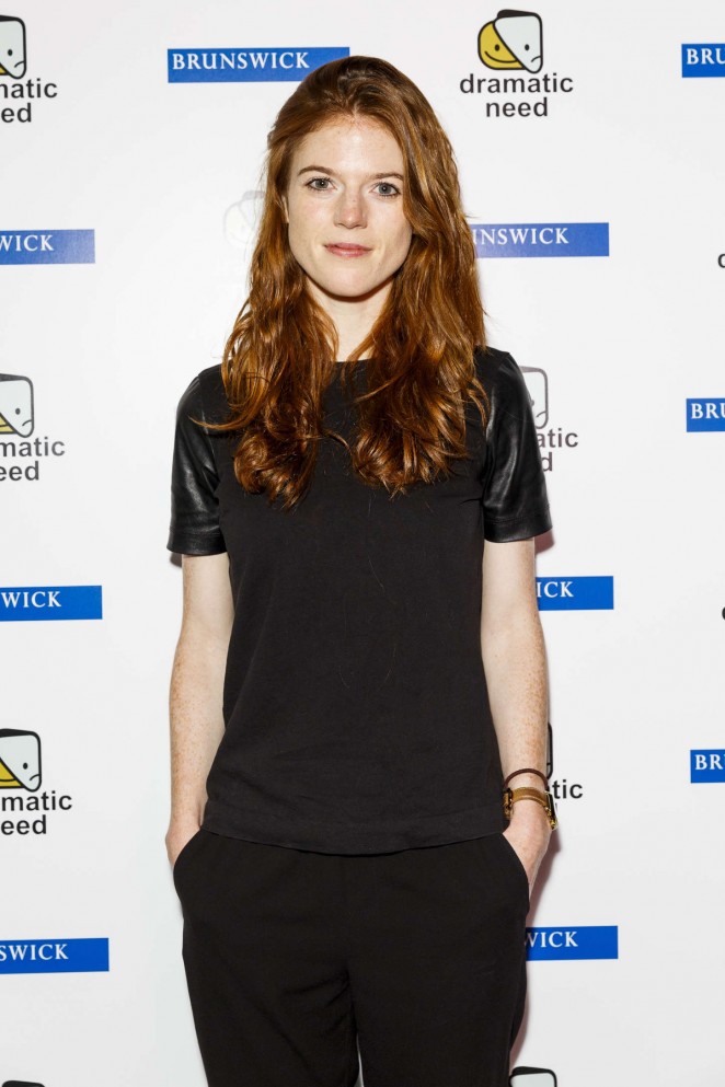 Rose Leslie - 'The Children's Monologues' Charity Event in London