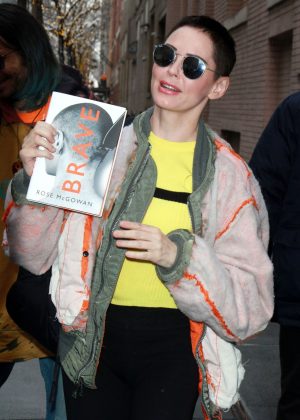 Rose McGowan at The View in NYC