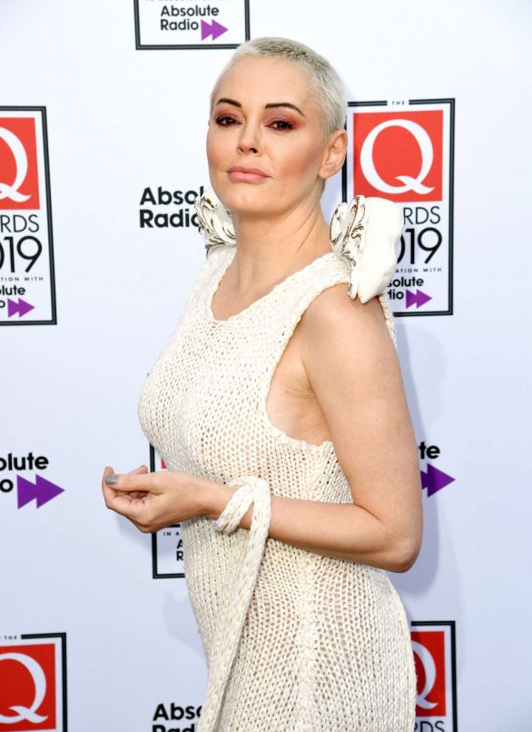 Rose McGowan - The Q Awards 2019 at The Roundhouse in London