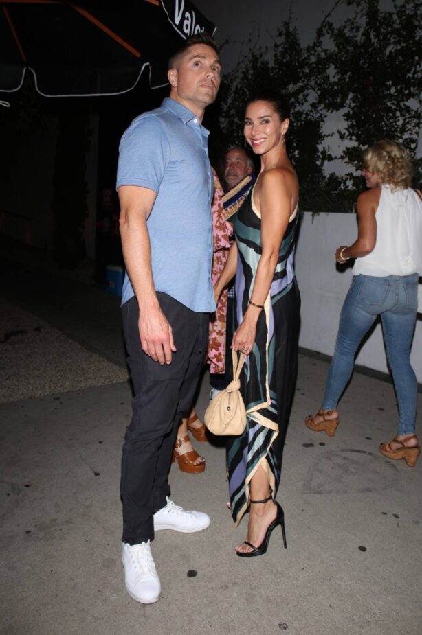Roselyn Sanchez - With hubby Eric Winter seen at Catch Steak in West Hollywood