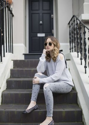 Rosie Fortescue in Tight Jeans out in London