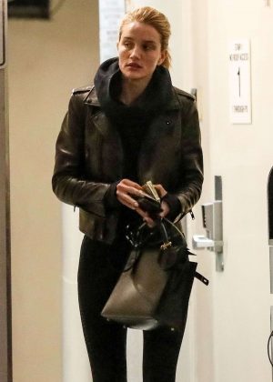 Rosie Huntington Whiteley - Arrives at Lancer Skin Care Clinic in Beverly Hills