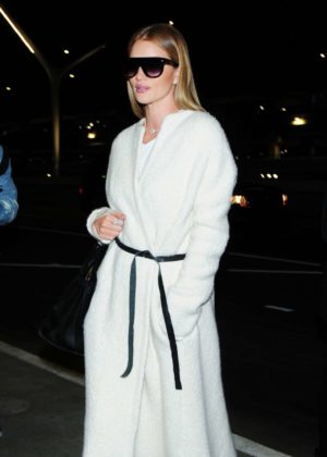Rosie Huntington Whiteley at LAX Airport in Los Angeles