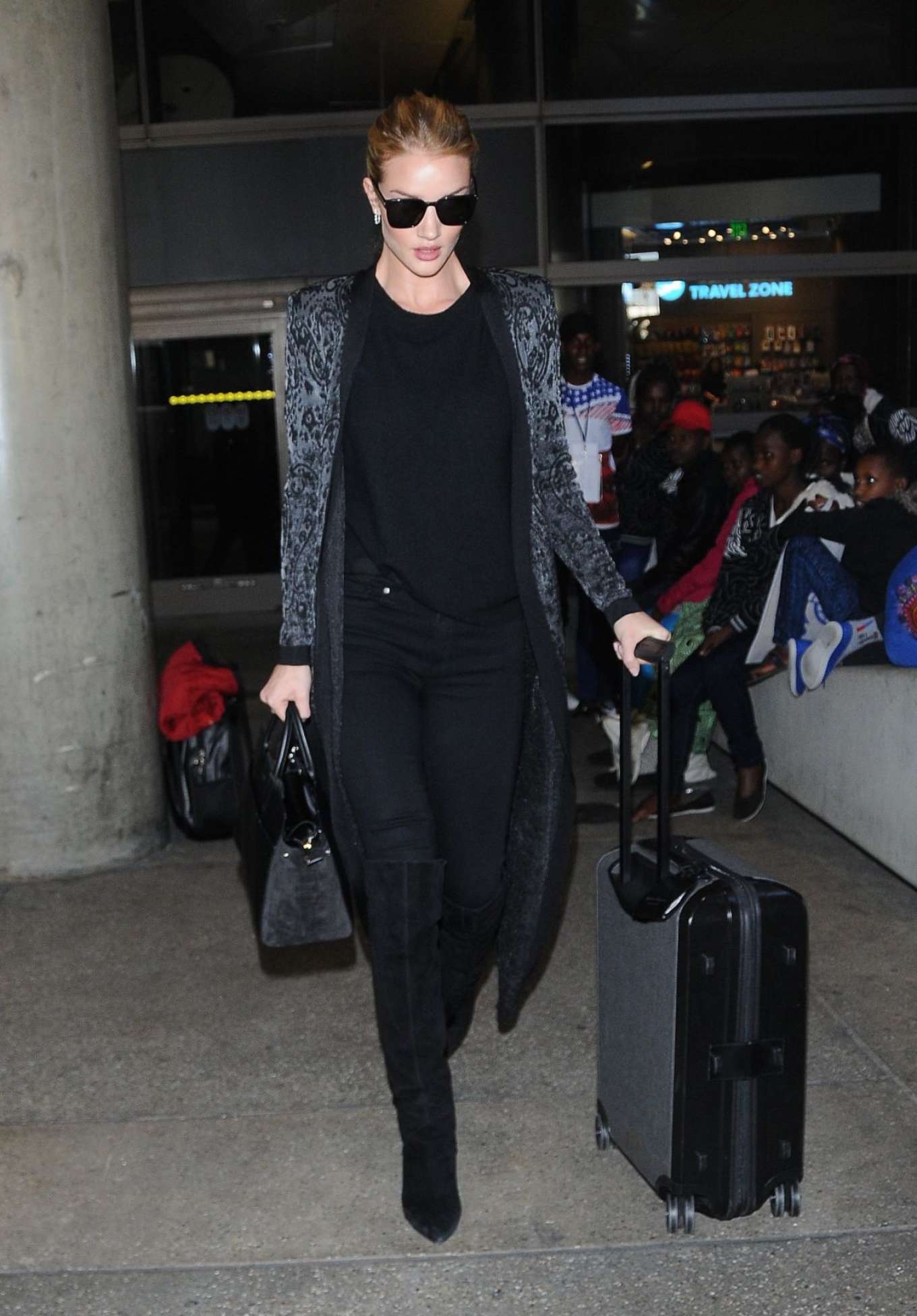 Rosie Huntington Whiteley at LAX Airport -11 | GotCeleb