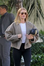 Rosie Huntington Whiteley - Leaves a lunch meeting in West Hollywood