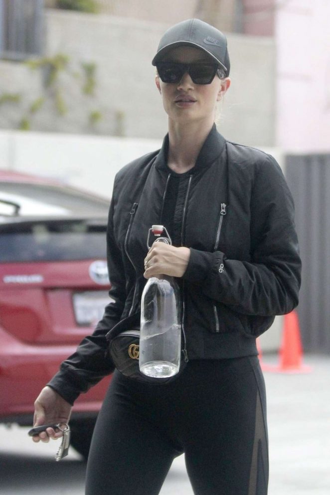 Rosie Huntington-Whiteley - Seen at a Gym In West Hollywood