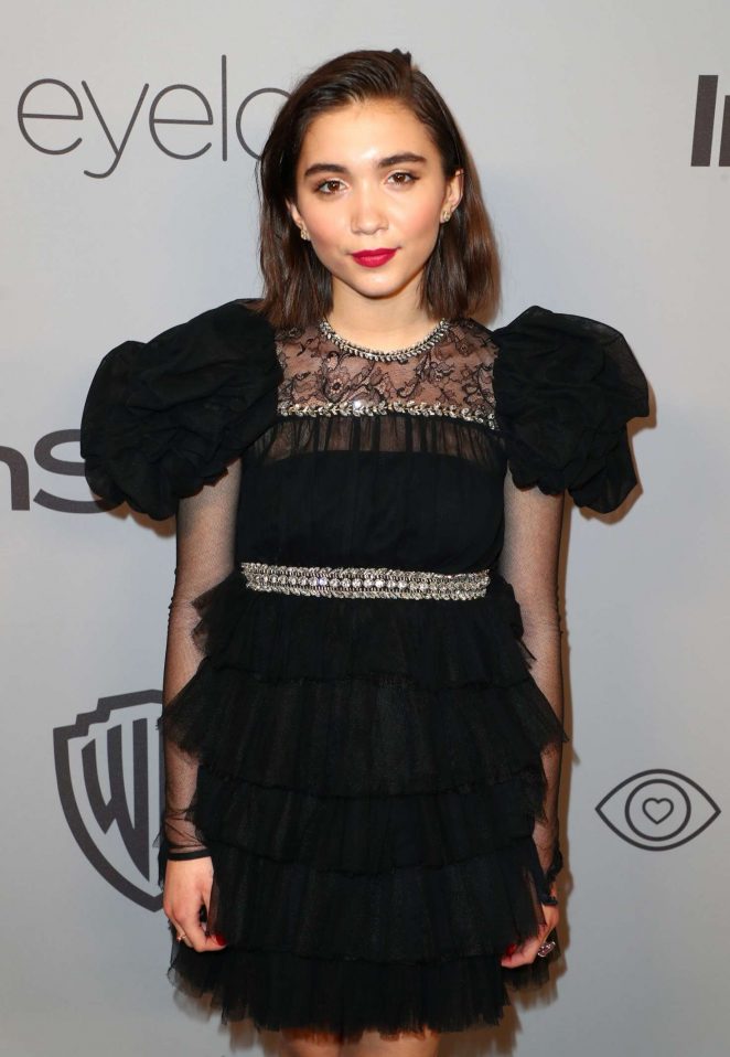 Rowan Blanchard - 2018 InStyle and Warner Bros Golden Globes After Party in LA
