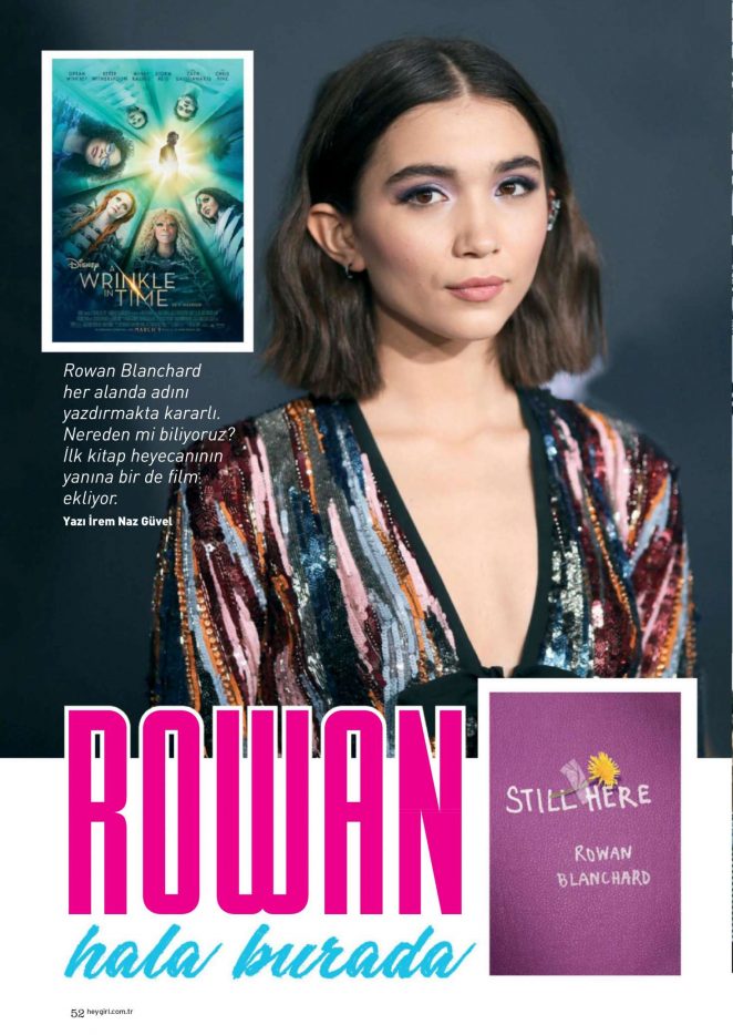 Rowan Blanchard - Hey Girl Magazine (April 2018)