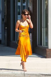 Rowan Blanchard in Long Dress - Out in NYC