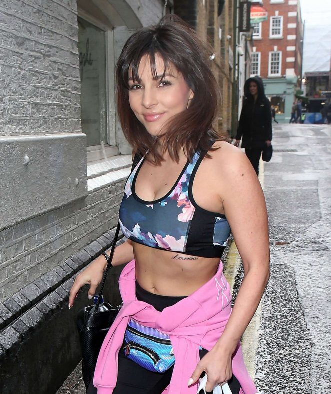 Roxanne Pallett Out and about in London