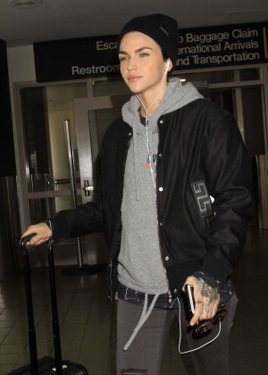 Ruby Rose - Arrives at LAX in Los Angele