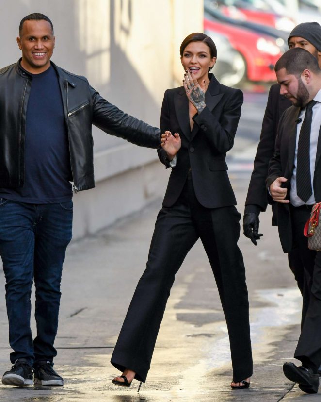 Ruby Rose - Arriving at Jimmy Kimmel Live! in Los Angeles