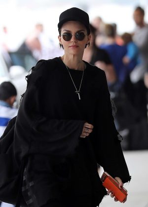Ruby Rose at Sydney Airport
