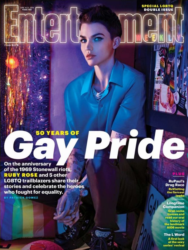 Ruby Rose for Entertainment Weekly Cover (June 2019)