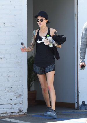 Ruby Rose - Leaving a gym in West Hollywood