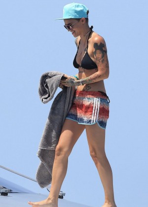 Ruby Rose in Bikini in Ibiza