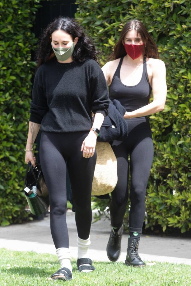 Rumer and Scout Willis - Out for a pilates session in West Hollywood