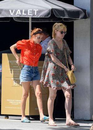 Rumer and Tallulah Willis at the Palihouse in West Hollywood