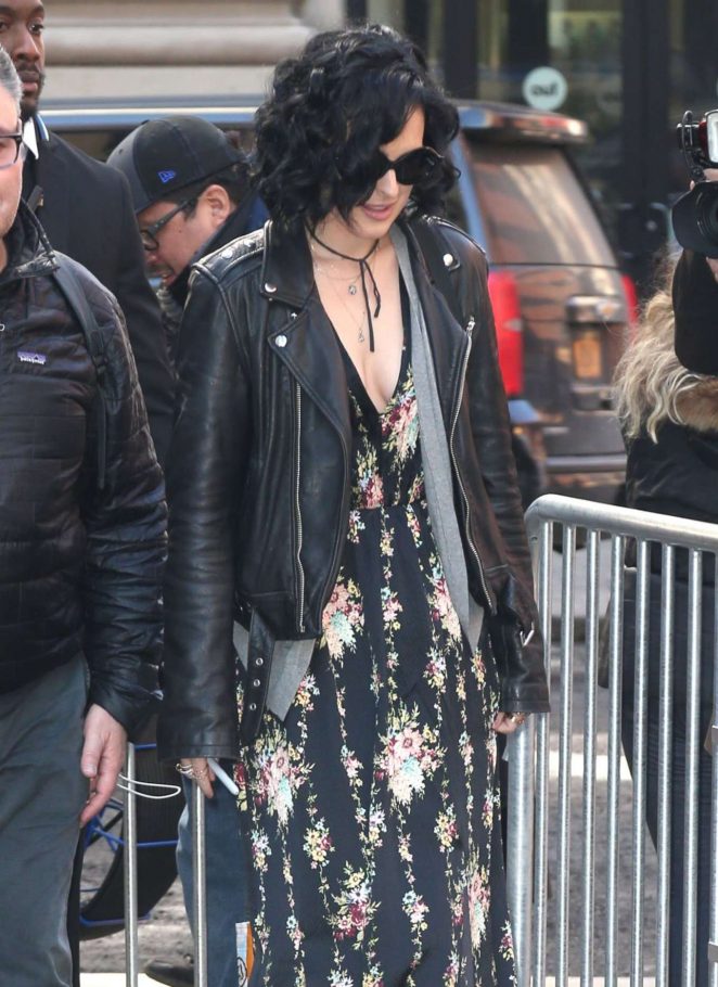 Rumer Willis Arrives at AOL Build in New York