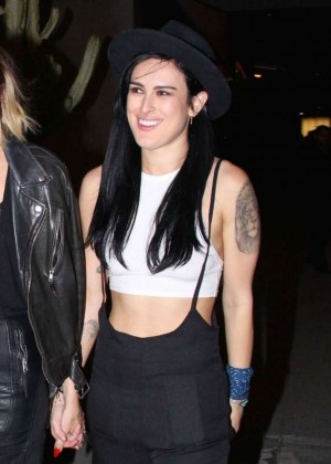 Rumer Willis at Bootsy Bellows nightclub in West Hollywood