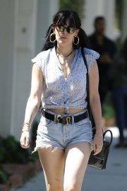 Rumer Willis in Denim Shorts - Out in West Hollywood