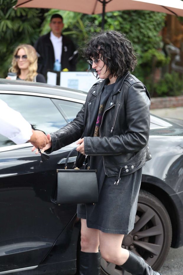Rumer Willis on Melrose Place in West Hollywood