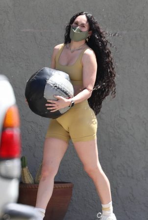 Rumer Willis - Seen on a workout at Rise Nation in West Hollywood
