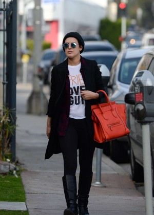 Rumer Willis Shopping in West Hollywood