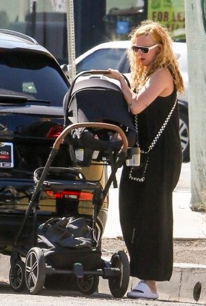 Rumer Willis - Takes her baby out in West Hollywood