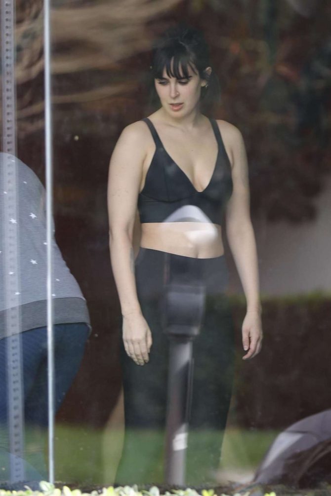 Rumer Willis - Workout at the gym in Hollywood