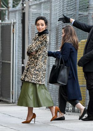 Ruth Negga - Arriving at Jimmy Kimmel Live! in Los Angeles