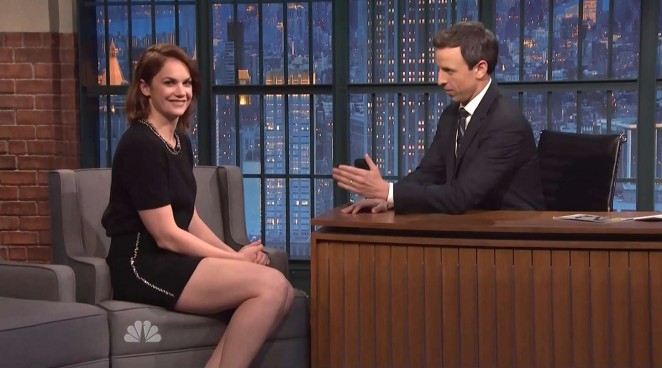 Ruth Wilson at Late Night with Seth Meyers in NY