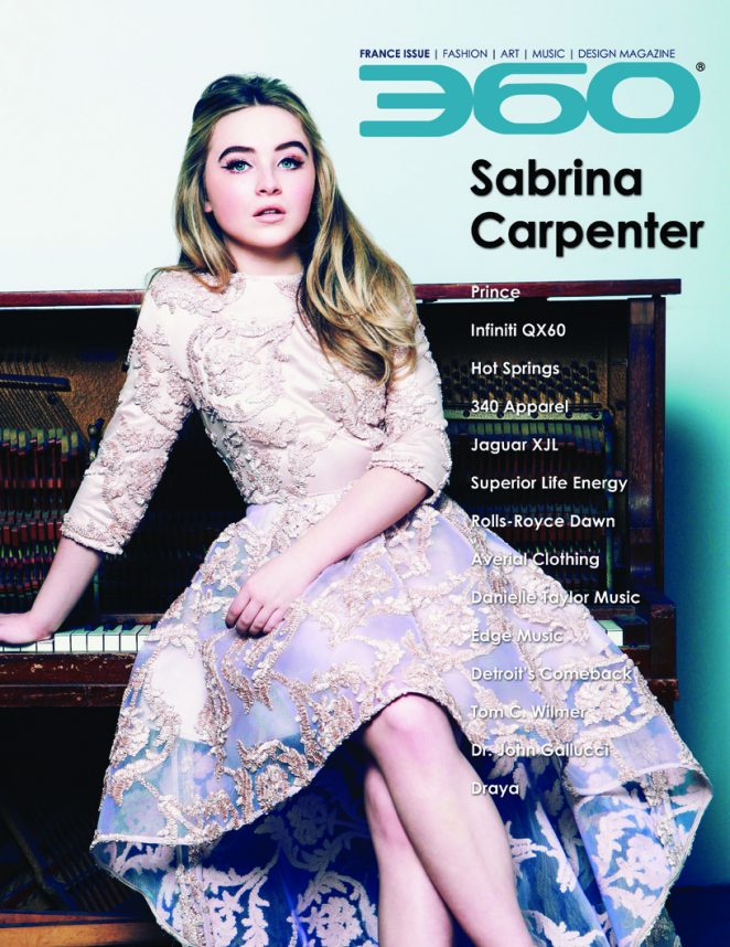 Sabrina Carpenter - 360 Francde Magazine (Summer 2016)