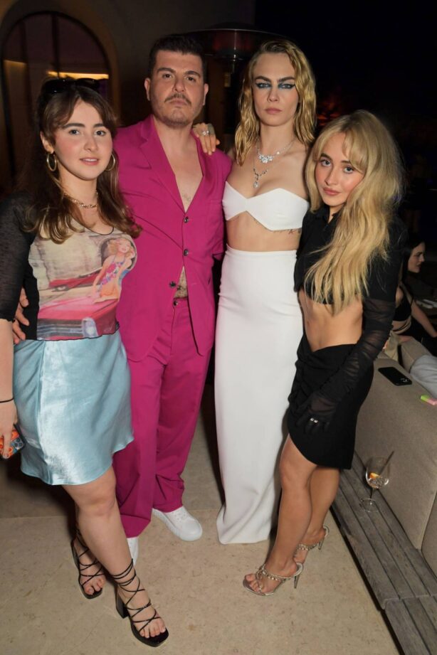 Sabrina Carpenter - attends an intimate dinner hosted by Mônot at Villa Bagatelle on in Cannes