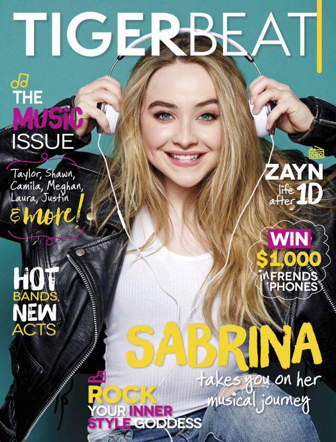 Sabrina Carpenter - TigerBeat Magazine (April/May 2016)