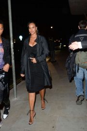 Sabrina Dhowre Elba - Arrives at LFW Love Magazine and Youtube Party in London