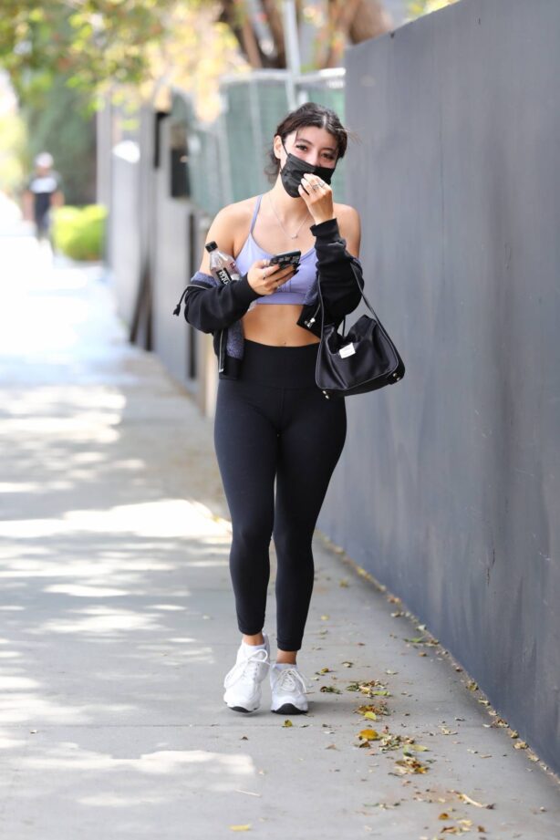 Sabrina Quesada - Leaving Dogpound gym in West Hollywood