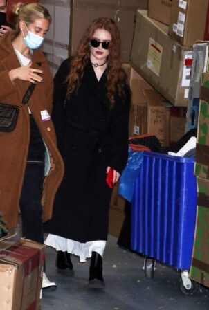 Sadie Sink - Arriving at The Late Show with Stephen Colbert in New York