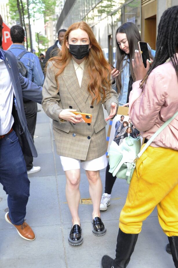 Sadie Sink - Arriving at the Today Show in New York