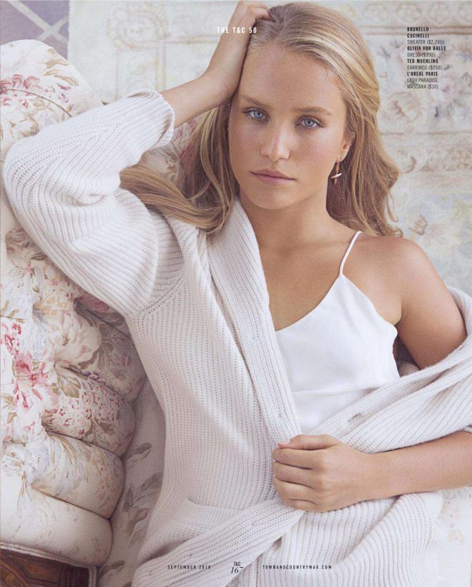 Sailor Brinkley-Cook for Town and Country (September 2018)