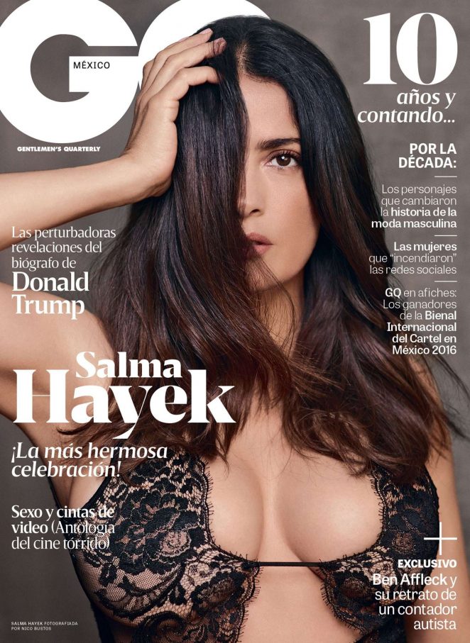 Salma Hayek - GQ Mexico Cover (November 2016)