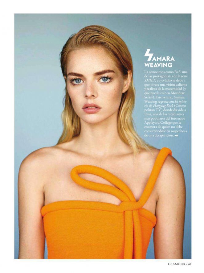 Samara Weaving for Glamour Spain Magazine (August 2018)
