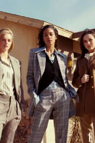 Samara Weaving with Laura Harrier and Maude Apatow - ELLE Magazine 2020 issue