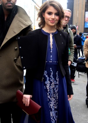 Sami Gayle - Leaving a NY Fashion Show in NYC