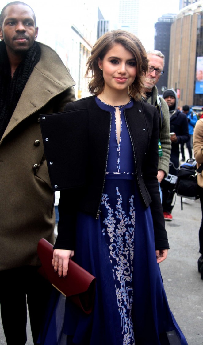 Sami Gayle - Leaving a NY Fashion Show in NYC
