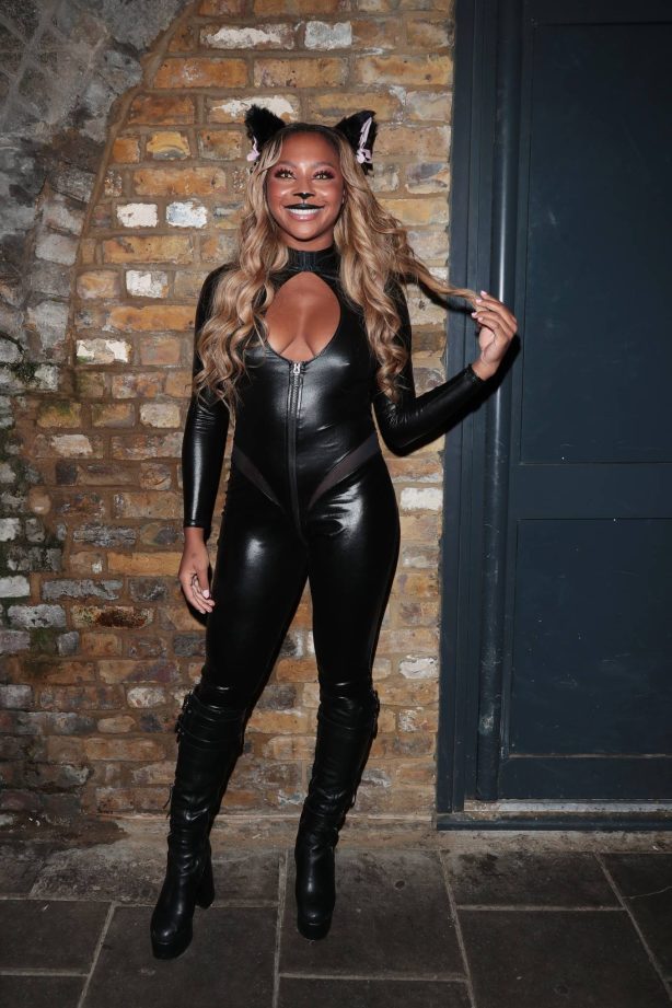 Samira Mighty - Seen at Maya Jama’s Halloween Party in London