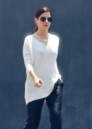Sandra Bullock out in Los Angeles